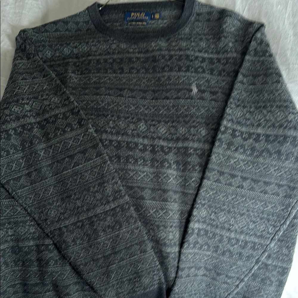 Polo by Ralph Lauren Men's Gray Sweater